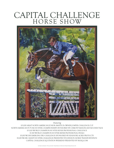 Capital Horse Show Poster 2011